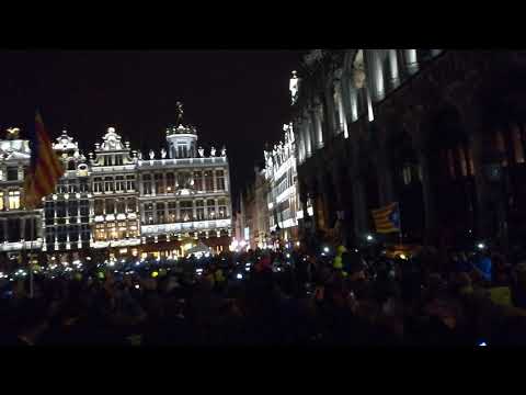 Grand Place Brussel·les - Els Segadors - Omplim Brussel·les - Road to Brussels Grand Place Brussel·les - Els Segadors - Omplim Brussel·les - Road to Brussels