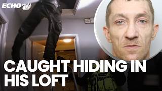 GET OUT NOW say police officers as they try to get man out of HIDING from his LOFT