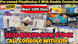 Pre-owned💥Ps5 With 2 Controller Only -44... Limited Deal And Emi Available Delhi India Ps4 Edition