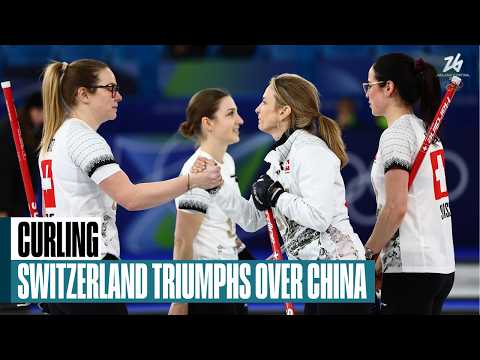 Switzerland women's curling hands China two-point loss