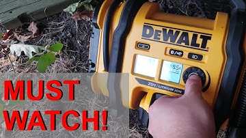 WATCH THIS VIDEO Before Purchasing A DeWALT Tire Inflator
