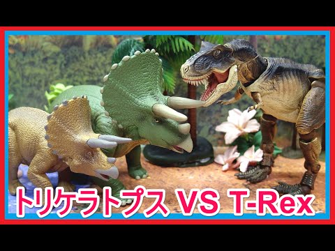 アニア 恐竜 アニメ アニマルアドベンチャー トリケラトプス Vs