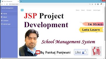 School Management System Project JSP MYSQL Netbeans | Part 11
