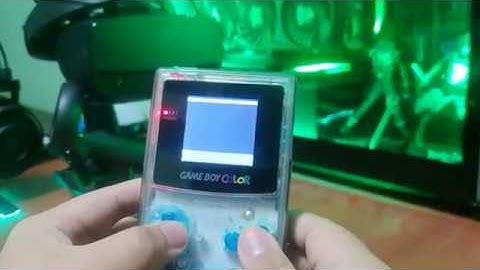 My Modded Gameboy Color with Mcwill 1.1 Screen and 1200mAh Battery