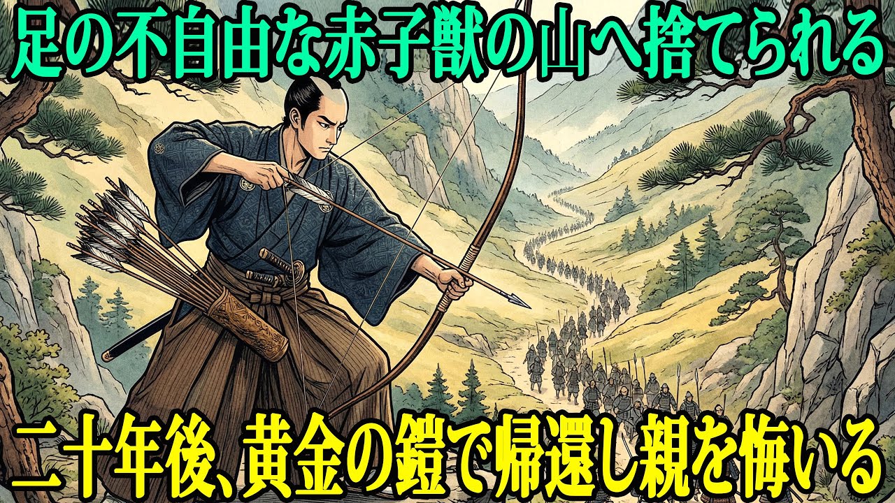江戸時代の伝説の弓取りとなった足の不自由な子供｜民話｜江戸時代｜江戸朗読｜昔話｜