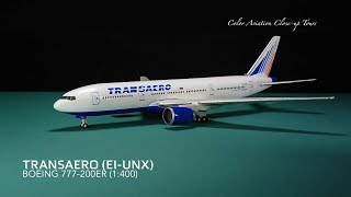 1:400 Transaero 全祿航空 Трансаэро EI-UNX Boeing 777-200ER Gemini