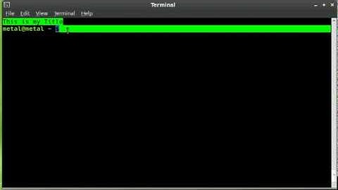 tput - tutorial #3 Reversing Colors - BASH - Linux