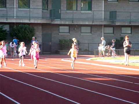 8 yr old 100 Meters at Hayward Field