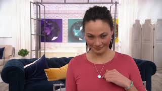 Generation Gems Sterling Silver Reversible Gemstone Pendant w/Chain on QVC