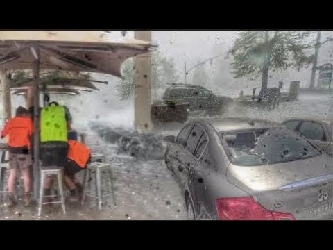 FRANCE: Destructive hailstorm strikes Bordeaux today!