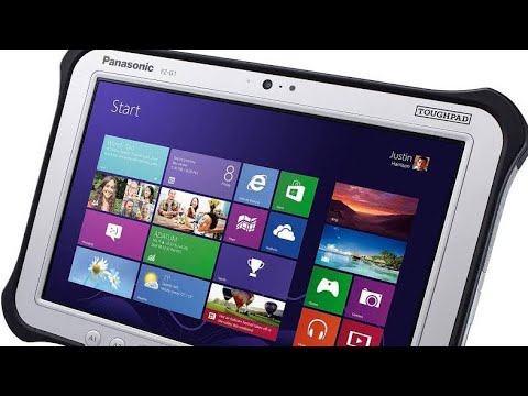 Panasonic FZ-G1 toughbook windows boot - YouTube