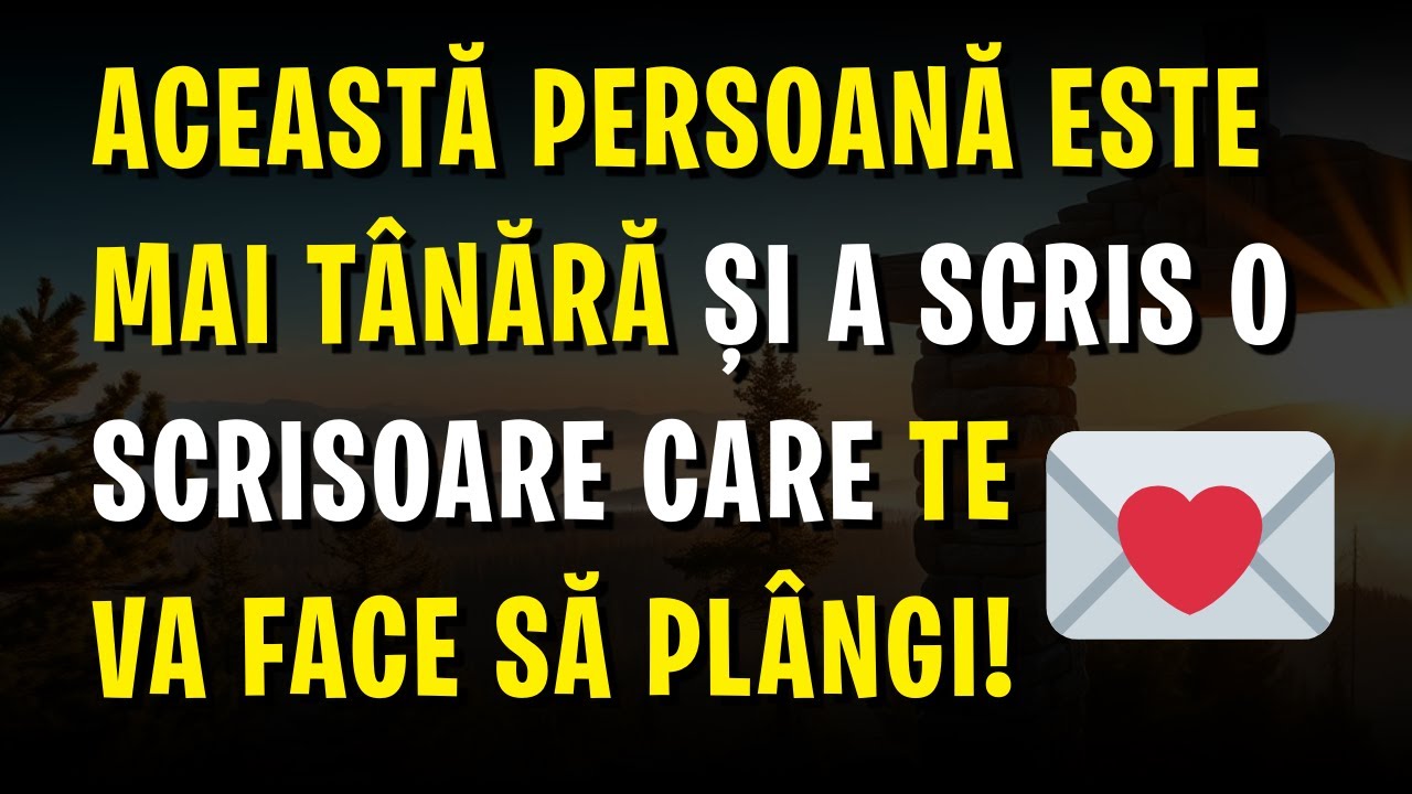 💌 Această persoană mai tânără a scris o scrisoare care te va face să plângi!