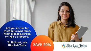 Metabolic Syndrome Risk Lab Tests - Save 20%   #30750
