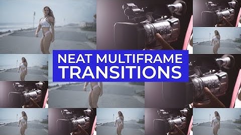 Neat Multiframe Transitions After Effects Templates