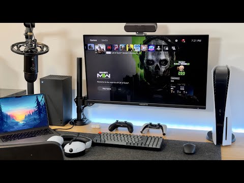 My Minimal PS5 u0026 Xbox Series X Desk Setup