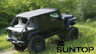 Suntop Ultimate U4 CARGO TUTORIAL montaggio - Soft Top per Jeep Wrangler JK 4 Porte screenshot 4