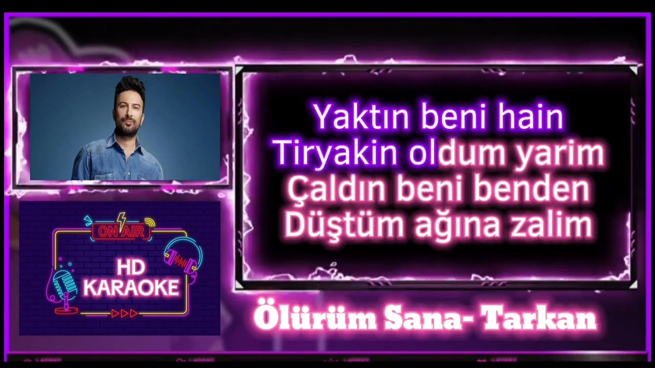Ölürüm Sana(KARAOKE)🎙️TARKAN