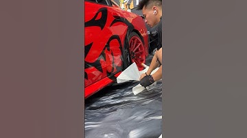 Did We Do This Hellcat Right..? 🤔#hellcat #custom #wrap #decals #carwrap #race #racecar #shorts