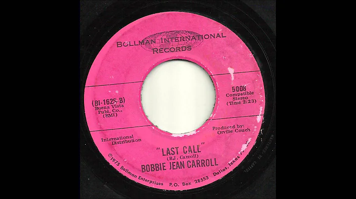 Bobbie Jean Carroll - Last Call