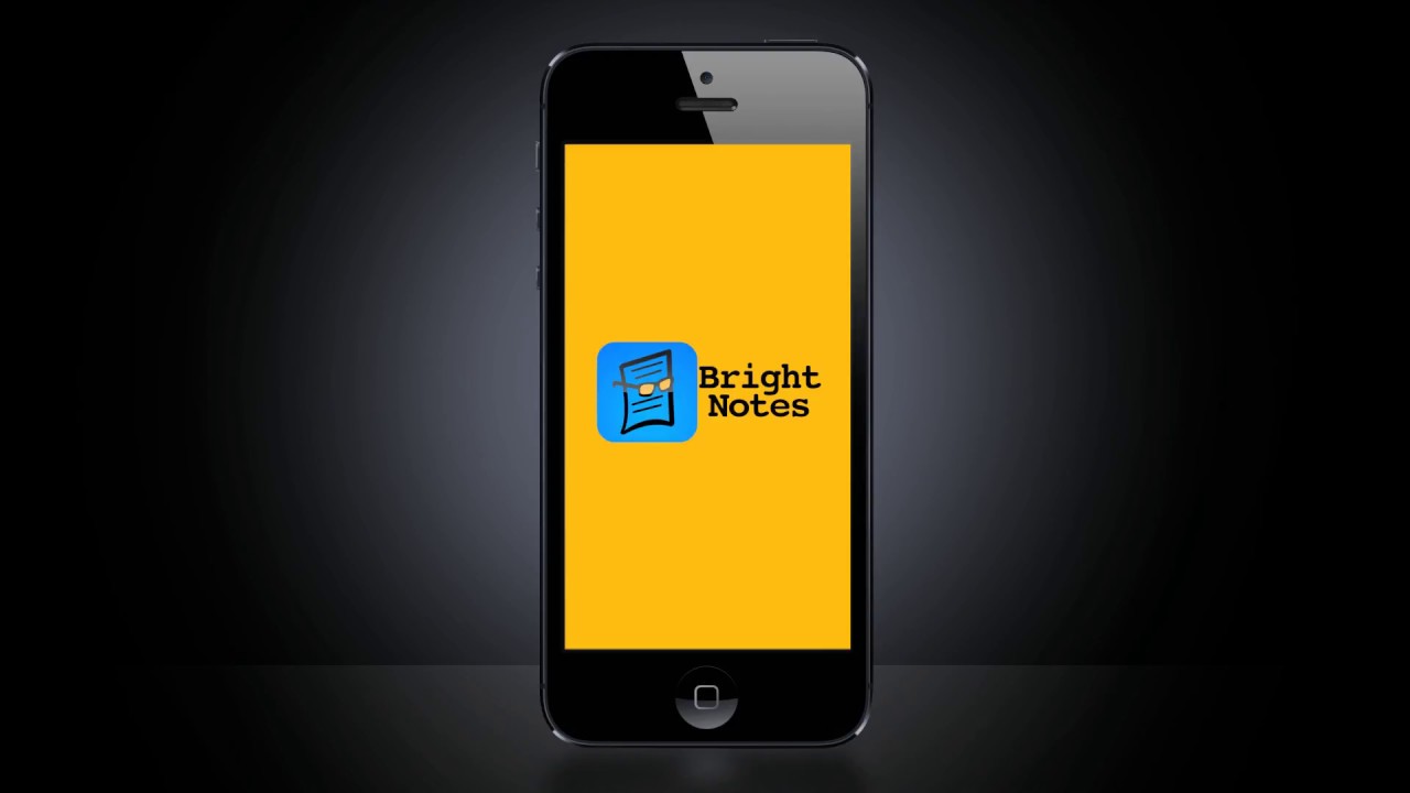 Bright Notes Mobile Design Concept - YouTube