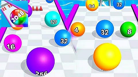 Ball Run 2048 Gameplay Walkthrough ( Android & IOS GamePlays )