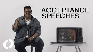 ACCEPTANCE SPEECHES are extremely my shit