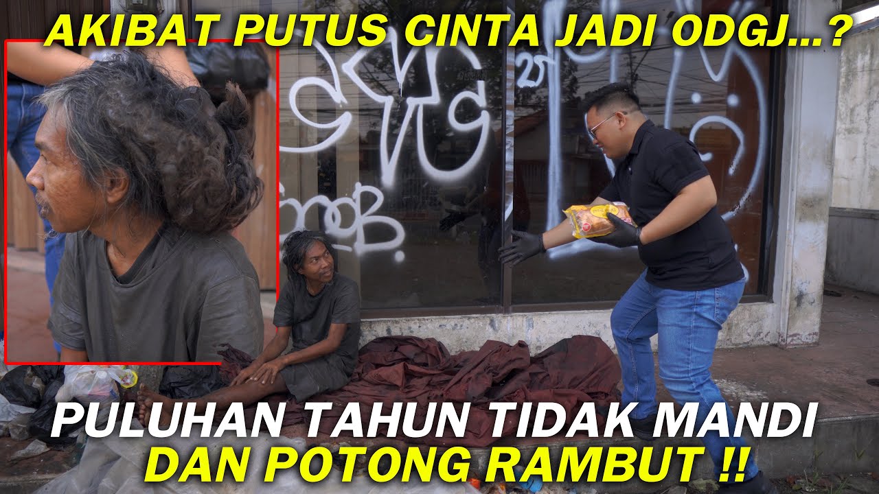 Setelah dibersihkan 😮, Pemuda putus cinta ini ganteng banget, Cocok jadi artis ⁉️