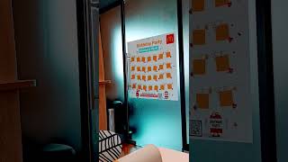 Birthday party hall at McDonald's #mcdonalds #partyhall