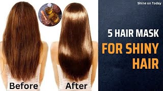 5 Hair Mask for Shiny Hair   Shine on Today #haircare #beauty #beautyhacks #homeremedies #fashion