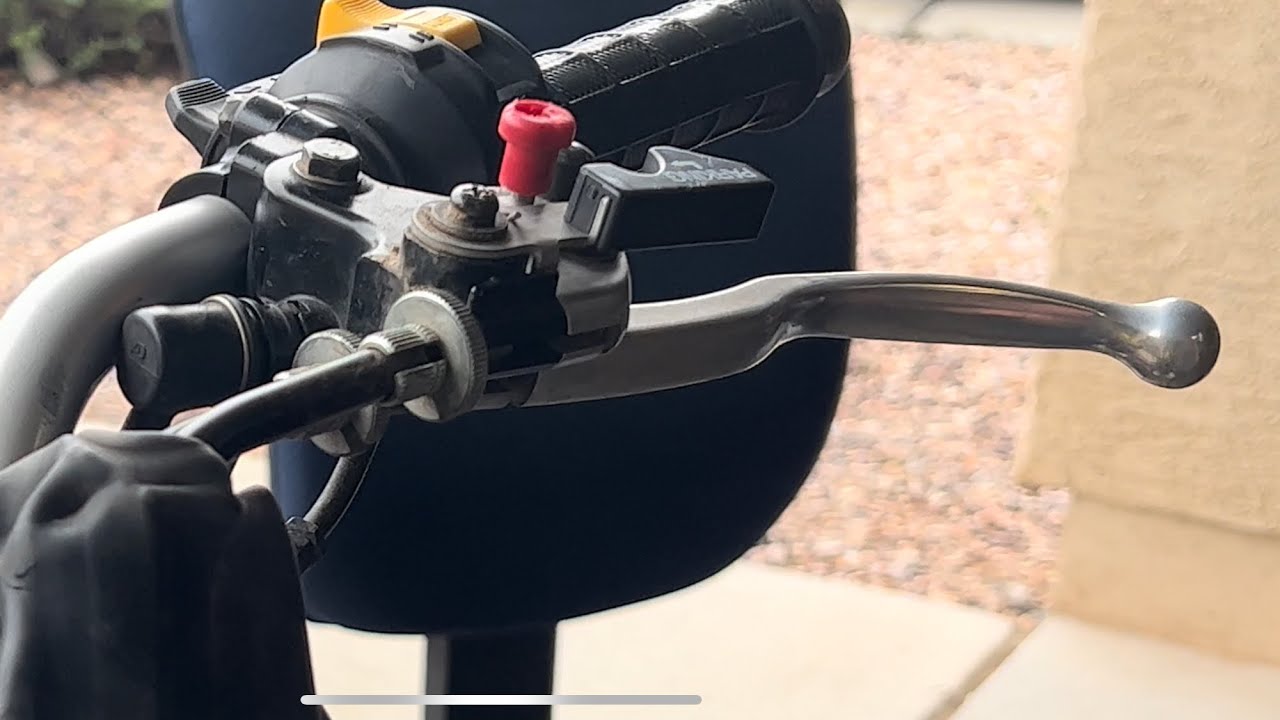 SUZUKI LTZ 400 parking brake delete. YouTube