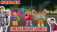 izzy play roblox emergency response cars fire police