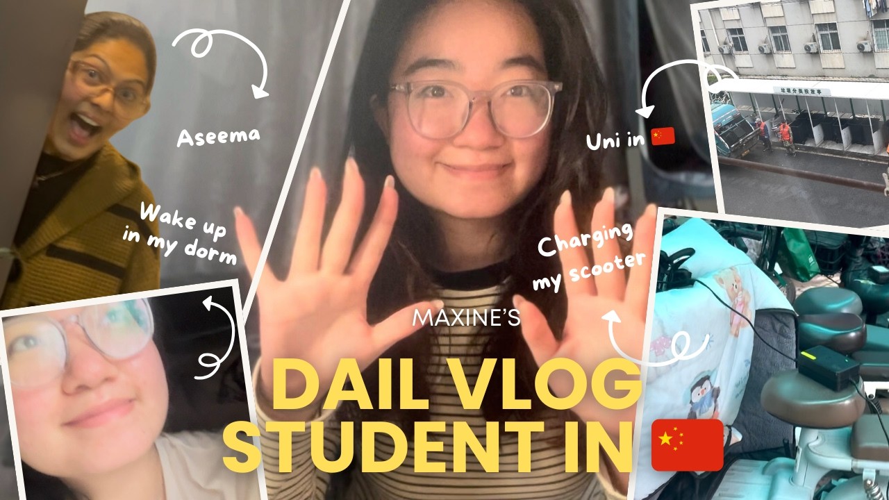 Class📚 & Scooter 🛵Bestie｜student in China 🇨🇳｜Maxine Ziyi🫂