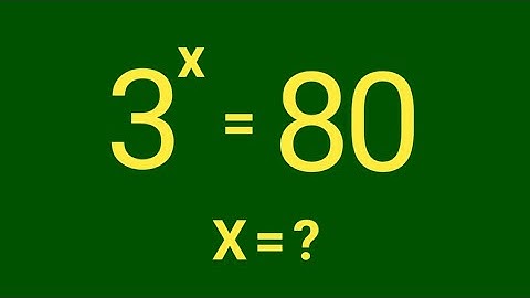 A Nice Exponetial Equation: Check the TRICK in 3 mins!!