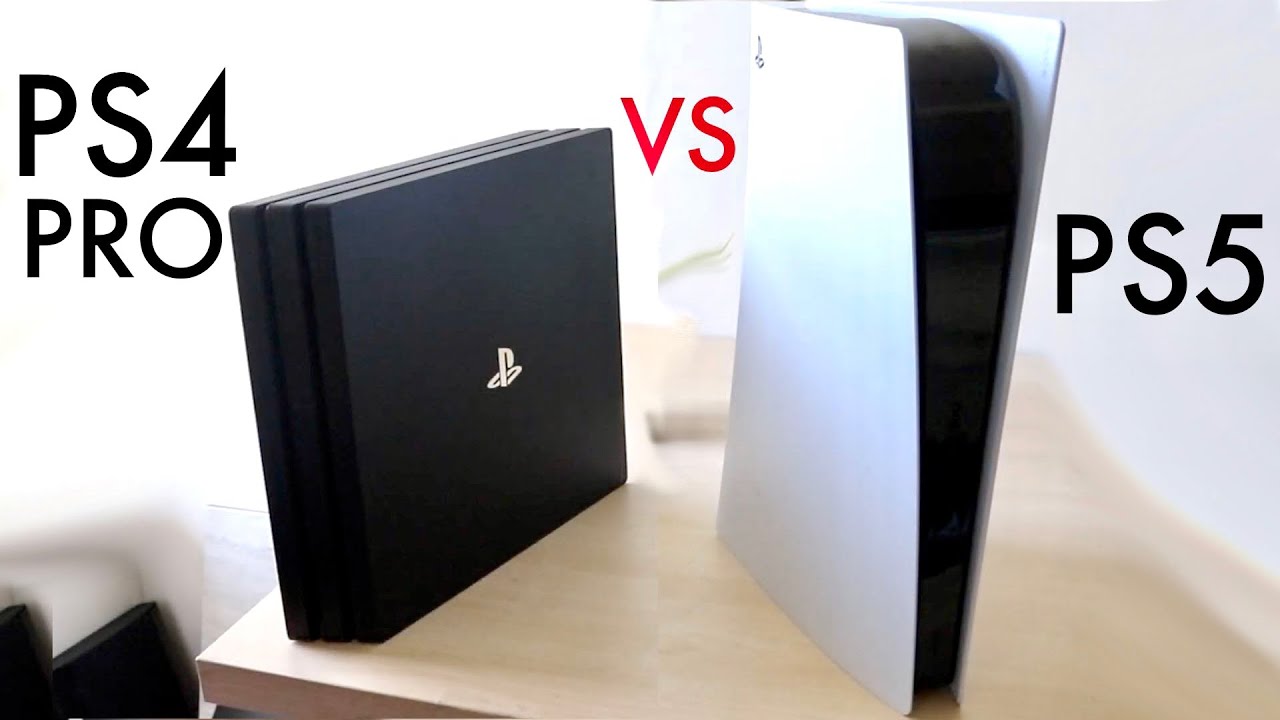 PS4 Pro and PS5 sizes compared by Unbox Therapy