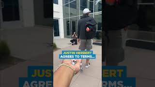 Justin Herbert Agrees To Terms