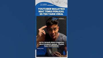 Penjual Es Teh yang Dihina Gus Miftah Tuai Simpati, Aisar Khaled Niat Bertemu Ingin Beri Kebahagiaan