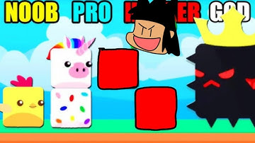 Alex NOOB VS PRO VS HACKER VS GOD IN STACKY BIRD! (BIRDS AND PONIES, FUNNY GAME EVER!)