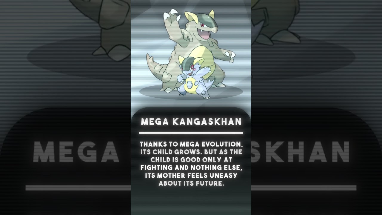 Mega Kangaskhan, Pokédex