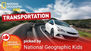 All About Cars, Trains, and Airplanes | Nat Geo Kids Transportation Playlist