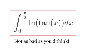Integral ln tan from 0 to pi/2