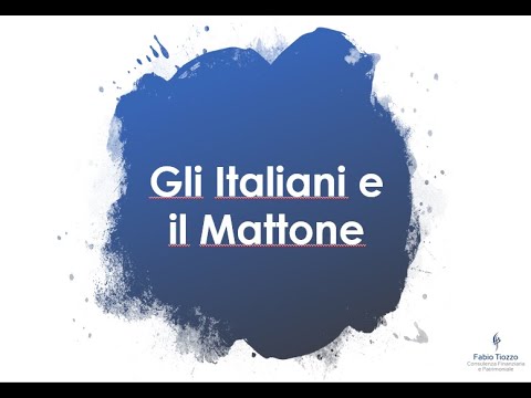 Video: Analisi Mattone Per Mattone