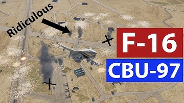 F-16 CBU-97 Tutorial - Carpet Bomb Carnage in Syria | DCS