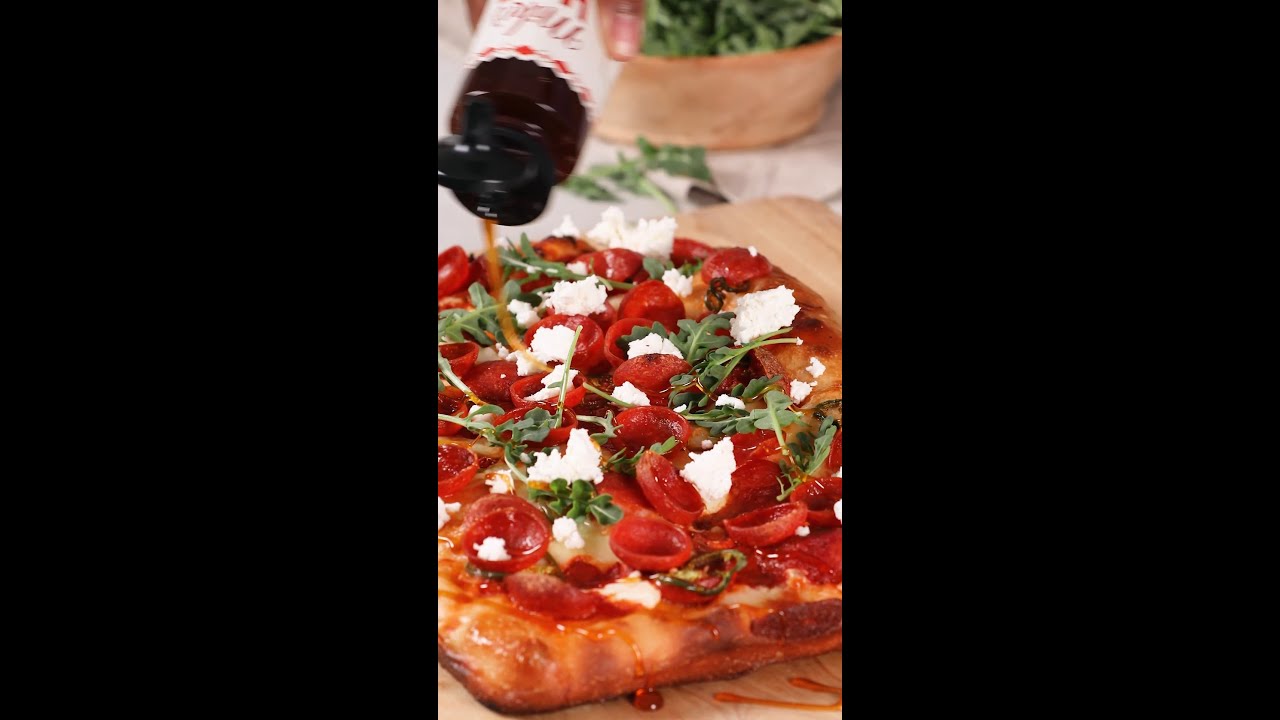 Detroit-Style Pizza with Hot Honey