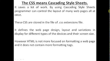 1Ccading Style Scheet  Internal CSS Part1