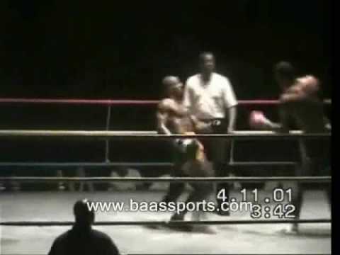Muay Thai Kickboxing Curacao 2001 with Baas, Sluis...