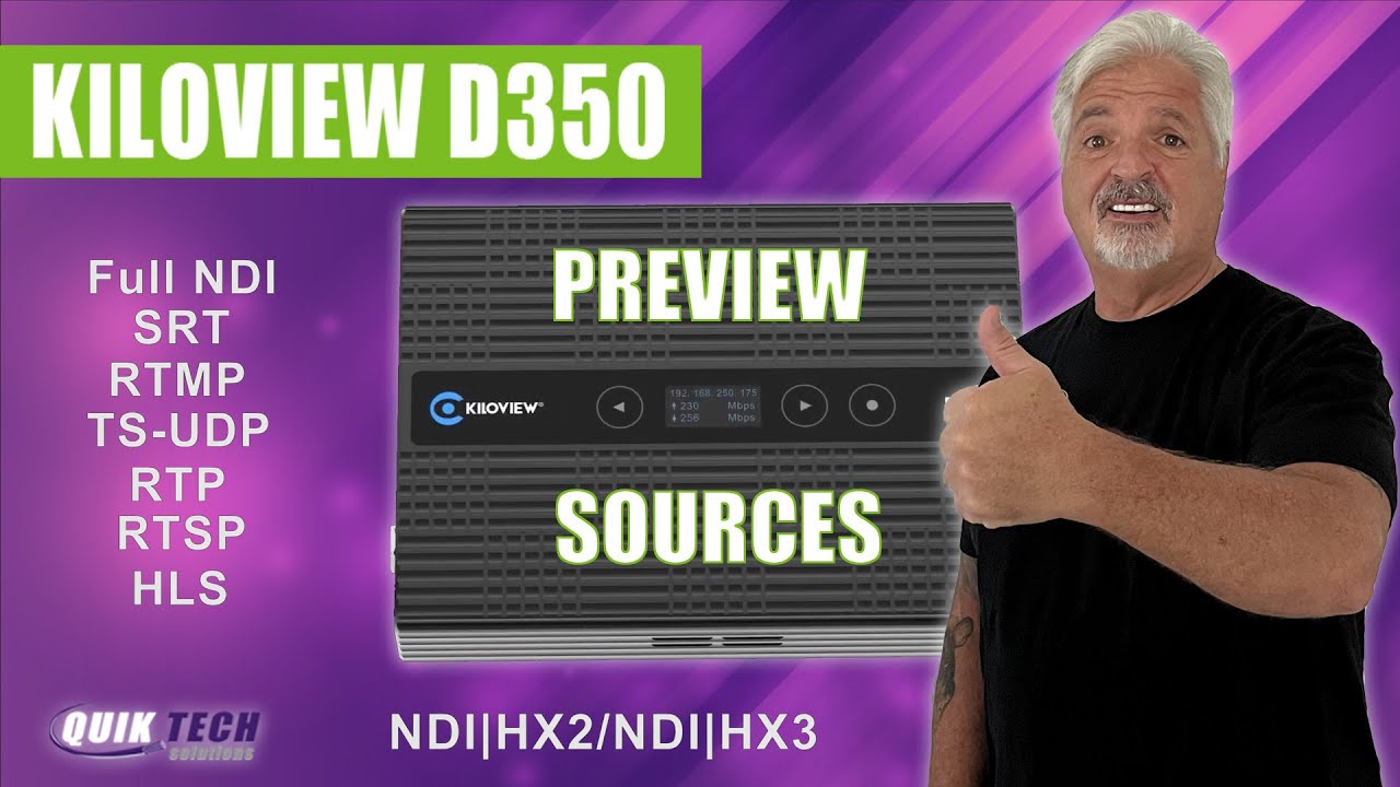 Decode NDI/SRT Sources