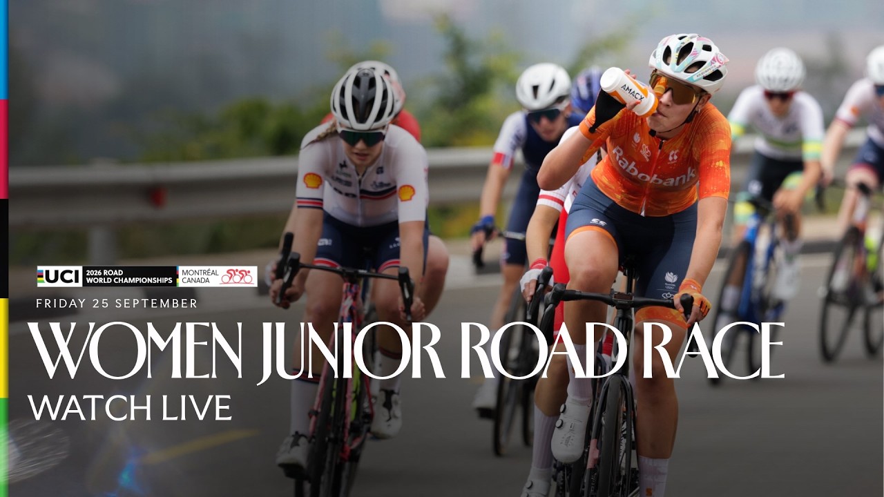 LIVE - Women Junior Road Race | 2026 UCI Road World Championships