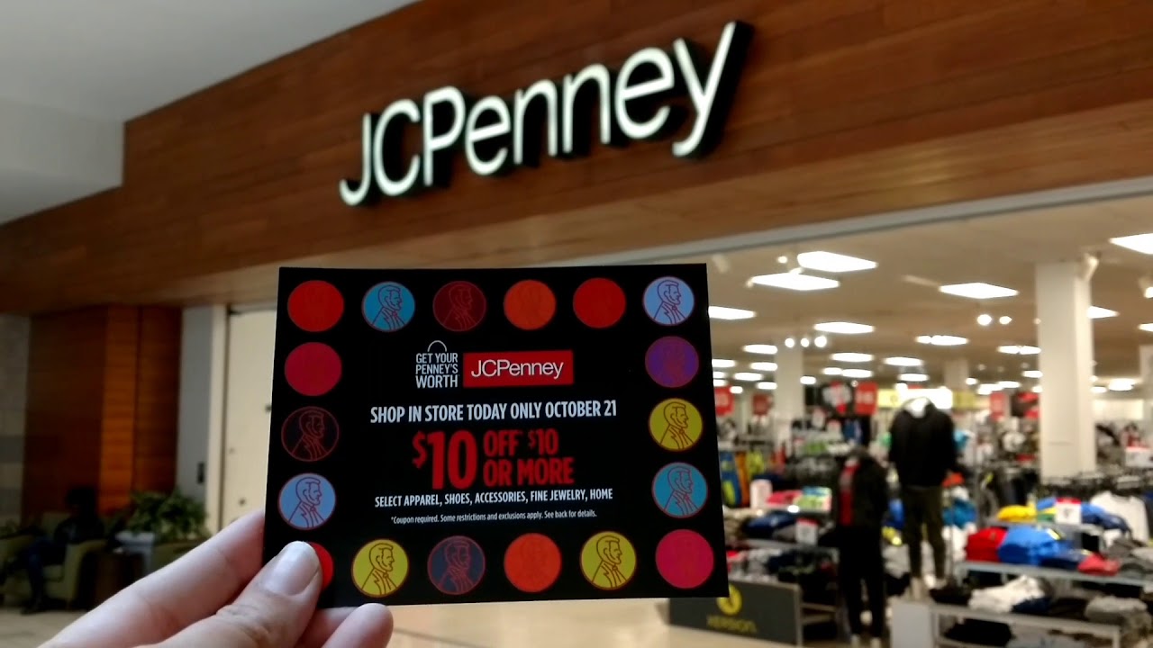 JCPenney: $10/$10+ Coupon Giveaway TODAY ONLY (10/21) - YouTube