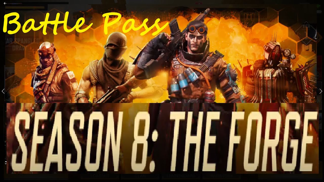 SEASON 8  BATTLE PASS Premium 4 FREE SKINS