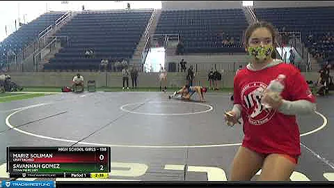 High School Girls 138 Mariz Soliman Unattached Vs ...